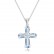 Speaking Pendant Necklace Copper Inlaid 3A Zircon Korean Version Crystal Clear Cross Necklace Factory Wholesale