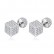 Stud Earrings Korean Fashion Fashion Stud Earrings AAA Zircon Pavé Women