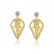 Zhongying new Korean style personalized earrings Dongdaemun fashion golden star earrings