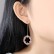 Korean fashion simple new zircon earrings sweet tassel gold-plated ear jewelry