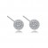 Douxiu camouflage earrings AAA diamond-encrusted zircon Korean round ball factory wholesale female