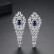 European and American fashion AAA zircon earrings fashion jewelry gifts for girlfriend