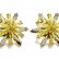 Gesang flower earrings AAA zircon European and American exaggerated fashion earrings wholesale women