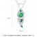 Nan Sheng necklace European and American temperament fashion banquet ladies green chalcedony long clavicle chain