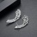 Pian Pian ear bone clip European and American fashion copper inlaid 3A zircon silver needle ear hook wholesale jewelry