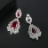 AAA zircon hairpin phoenix earrings European and American fashion earrings wholesale jewelry women gifts