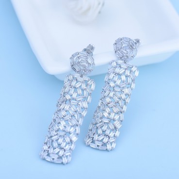 Earrings AAA zircon pavé Korean fashion earrings wholesale women