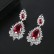 AAA zircon hairpin phoenix earrings European and American fashion earrings wholesale jewelry women gifts