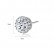 Dot AAA zircon earrings fashion earrings female Korean style earrings simple earrings