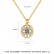 Autumn Eyes Korean version of the new gold womens necklace, personality fashion temperament clavicle chain