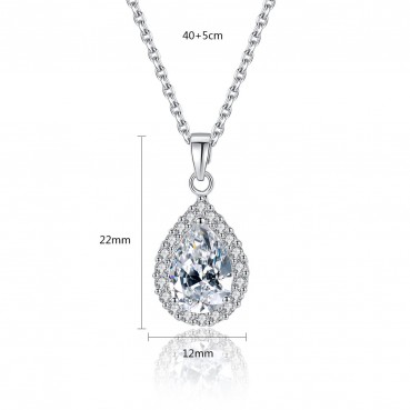 Amorous Temperament Korean AAA Zircon Pendant Jewelry Necklace Ladies Factory Wholesale