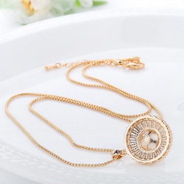 Necklace AAA zircon Korean shell beads pendant necklace jewelry factory wholesale