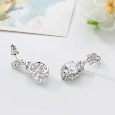 AAA zircon exquisite earrings celebrity earrings wholesale fashion jewelry women