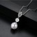 Face Necklace AAA Zircon Pearl Pendant Water Drop Necklace Necklace Korean Fashion Jewelry Manufacturer