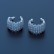 Stud Earrings Korean Style Compact and Popular Stud Earrings AAA Zircon Pavé