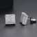 Earrings European and American fashion copper inlaid zirconium square ladies earrings earrings manufacturers wholesale