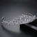 Palace style white fashion crown European and American wedding copper inlaid zircon fashion hair accessories