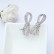 Lucky Bow Earrings Atmospheric Korean AAA Zircon Womens Earrings