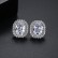 Stud Earrings Simple Korean Fashion Earrings Zircon Inlaid Female Earring Jewelry Gifts for Girlfriend