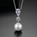 Face Necklace AAA Zircon Pearl Pendant Water Drop Necklace Necklace Korean Fashion Jewelry Manufacturer