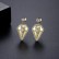 Zhongying new Korean style personalized earrings Dongdaemun fashion golden star earrings