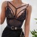 Sexy lingerie wholesale Fashion lace stitching perspective sexy one-piece