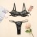 Womens two-tone sexy lace flower sexy lingerie