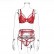 European and American lace sexy bra and crotch set underwear fashion sexy three-piece underwear