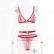 Explosive European and beautiful womens lace sling sexy three-point underwear set