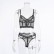 Hot sale spring and summer new womens sexy lace lace stitching sexy underwear suit