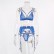 Sexy new female lace sexy fashion underwear three-piece split suit