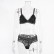 Hot sale lace stitching lingerie set for ladies