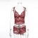 Womens sexy lace flower bandage sexy suit