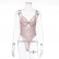 The source of the new lace mesh stitching one-piece shapewear gathers ladies one-piece