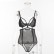 Summer new products womens mesh mesh hollow stitching sexy lingerie one-piece