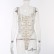 New lace mesh see-through embroidery strappy bodysuit