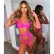 Sexy new female lace sexy fashion underwear three-piece split suit