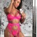 Sexy new female lace sexy fashion underwear three-piece split suit