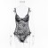 New girly breath sexy lace polka dot perspective sexy one-piece