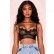 Hot sale autumn new style lace steel ring back zipper chest wrap sexy top