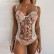 Spring new lace flower mesh bandage one-piece wholesale