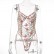 Explosive European and American womens autumn lace embroidery sexy body shaping bodysuit