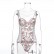 Spring new lace flower mesh bandage one-piece wholesale