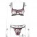 European and American sexy lingerie female butterfly embroidery lace suit