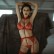 New womens sexy lingerie lace perspective three-piece suit