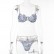 New fashion embroidery see-through lace sexy lingerie set