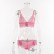 Hot summer new products hot pink lace drawstring sexy lingerie women