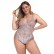 European and American womens plus size sexy lace sexy one-piece underwear