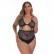 European and American womens plus size sexy lace sexy one-piece underwear