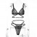 Three-point lace sexy and playful high-end womens lingerie set